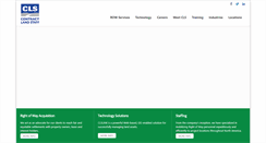 Desktop Screenshot of contractlandstaff.com